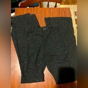 WINSOR SPARKLY BLACK WIDE LEG PANTS